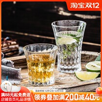 Nordic unleaded Diamond Glass glass water cup whisky cup milk hot drink home tea juice cup