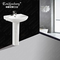  Factory direct sales single hole washbasin ceramic column basin engineering washbasin vertical column basin model