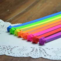 Single-sided gorgeous star origami strip