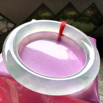 Jadeite Bracelet Ice Seed Bean Green Floating Flower Old Pit A Goods Myanmar Ice Floating Little Flower Jade Jade Bracelet