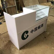  Wooden supermarket smoke cabinet with cashier Multi-function convenience store Wooden glass cabinet smoke cabinet display cabinet combination free shipping