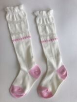 Two pairs of cylinder socks for girls in foreign trade
