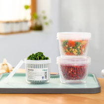 Onion flower refreshing box with lid kitchen garlic ginger sheet drain seal containing fridge special food grade storage box