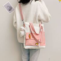 Remedial class Handbags net red New ins Sailing bag Female Inclined Satchel Bag 100 hitch Large capacity minimalist Single shoulder