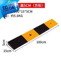 1 meter rubber step mat Road along the slope road teeth slope mat threshold three 33 angle t mat car uphill mat climbing
