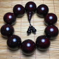 New Indian leaflet red sandalwood glass bottom hand string 2 5 full gold star male old material 10 high oil and high density red sandalwood incense