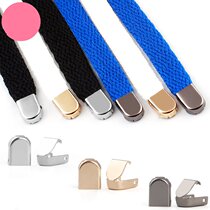Sweater belt buckle rope head accessories diy buckle mens and womens metal basketball shoes press shoelace head Baotou rope head buckle