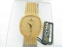 Stock Sima Cyma  One Piece Braided Chain” Gold Plated Quartz Mens Watch 100000 yen