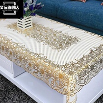 Fabric rectangular home coffee table Top tablecloth fresh coffee table towel Pastoral Chinese net red square table European 