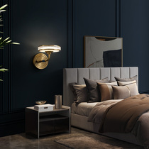 All copper wall lamp bedroom bedside lamp modern simple light luxury living room corridor aisle lamp TV background wall lamp
