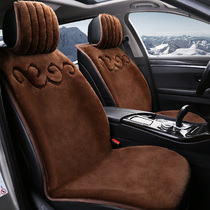 2020 new winter car seat cushion upscale real fur greens wool integral sheep cut suede short plush blanket cushion