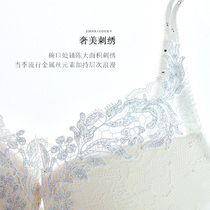 LACLOVER Angel Wings Lace Embroidery Hole Cup Bra LC11JD1