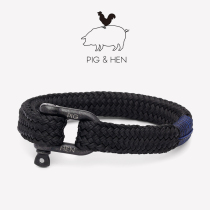 Dutch pig hen couple hand rope mens bracelet hand rope lettering European and American fashion brand bracelet mens trendy ins simple and versatile
