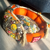 Cat Nest Teddy Dog Nest Winter Warm Big Mini Dog Season Universal Removable Wash Pet Round Mat Deep Sleep