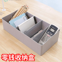 Multi-function desktop change storage box coin creative cute cash register household change box drawer finishing rack bills