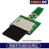 Camera big card to mobile phone small card SD SDHC to Micro SD TF Extender memory card adapter board