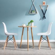 Bedroom small table and chair matching leisure table and chair Three-piece combination Balcony small table and chair one table and two chairs Net red