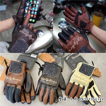 Spot New Hareindian Comeback Ancient Autumn Winter Sheep Leather Gloves Full Finger Touch Screen Joint Protective Fall