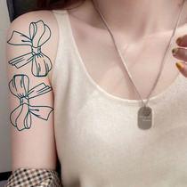 Bow tattoo stickers not halo color juice juice tattoo stickers cant be removed tattoo stickers can last for 2 weeks