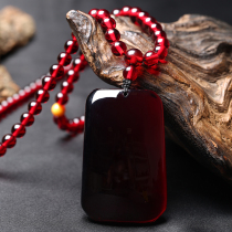 Baltic natural blood pool amber beeswax trouble brand blood drops pendant sweater clothing accessories necklace