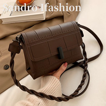 France Sandro Ifashion retro small square bag 2020 new double-layer messenger bag joker single shoulder womens bag