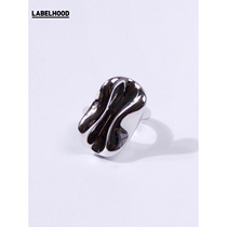 Heroine Buss Ring design sense simple ocean shell 925 silver Ring