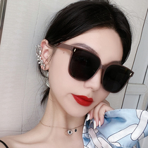 2021 new net red big face polarized sunglasses women tide round face sunglasses ins Korean version of UV protection frame