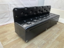 New Backrest Storage Stool Sofa Changing Shoes Stool Rental Clothing Shop Hairdresshop Cassette Rest Solid Wood bench Home