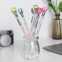 Color water big diamond head neutral pastel pen creative stationery wholesale cute cartoon learning office supplies 219