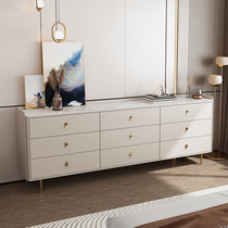 Modern light and luxurious nine bucket cabinets Main bedrooms Tailoring TV Cabinet Solid Wood Drawers LIVING ROOM ULTRA-THIN GENGUAN CABINET