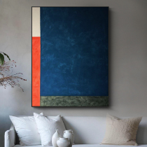 LWD ART original hand-painted) QingxiWabi-sabi wabisabi entrance decorative painting Oil painting living room abstraction