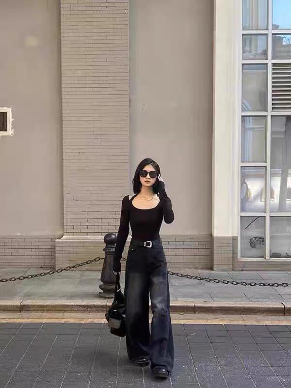 朵喵菟秋季小个子辣妹套装 纯欲御姐风炸街吸睛 连衣裙子设计一套搞定