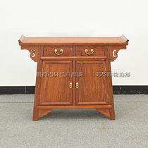 Mahogany furniture Burmese rosewood double cabinet solid wood Chinese style sideboard locker living room locker porch cabinet