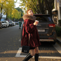 Parker cotton clothes womens 2021 winter new Korean loose tooling ins Hong Kong style plus velvet small cotton coat jacket