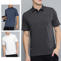 Summer Andma UA Mens lapel T-shirt energy cotton golf Sports Leisure quick-drying polo shirt 1321111