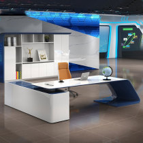 Baking Varnish Boss Table Big Bandae President Table Fashion Personality Desk Brief Modern Manager Table Ideostyle Light Extravaganza