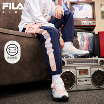 FILA x STAPLE childrens clothing girls overalls 2021 new fashionable Chinese childrens trousers