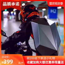 (Longshi Mo Pins) Tracer Hornet Motorcycle Motorcycle Cycling hard case Computer Backpack Personality Backpack