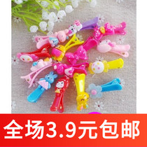 AB205 new hairpin children Ornament Children Jelly Clip Colorful Hair Clip single price