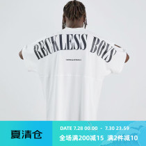 MSCT sports tide brand summer loose breathable fitness training clothes male brothers running muscle short-sleeved T-shirt