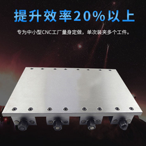 CNC multi-station copper male clamp clamp Pneumatic single-piece magnet milling machine Checkered lathe chuck CNC flat mouth clamp High