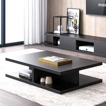 Nordic coffee table Living room furniture Simple modern open functional storage coffee table TV cabinet combination