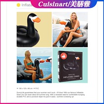 Australian Sunnylife Original Imported Swimming Circle Black Swan Ice Cream Partridge