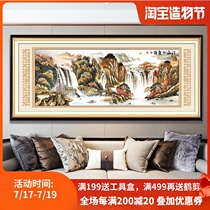 KS hand-made 2021 new picturesque picture of the country Modern Chinese living room bedroom dining room diamond painting