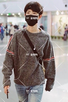 Thom Browne Early Spring 19 TB Shawshank Wool Sweater Shoulder Stripe Sweater Pullover sweater