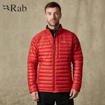 RAB men and women lightweight down jacket goose down short outdoor warm windproof down jacket jacket breathable QDA-94 95