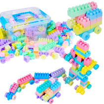 Snowflake children building blocks assembled toys Yizhi Big fun 3-6-year-old male girl baby large collab plastic 8