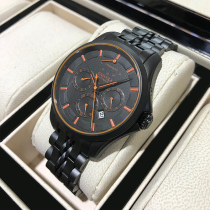 Carolet Fully Automatic Mechanical Watch Steel Band Men Watches Black Fashion Trends Waterproof Male watches CA1163