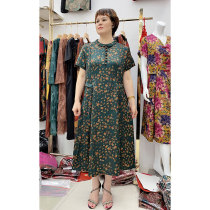 Hangzhou silk Mulberry dress female 2020 New temperament middle-aged mother cheongsam modified version long skirt