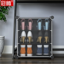 Dormitory shoe rack under the table dustproof dormitory college students personal small single small office mini simple shoe cabinet